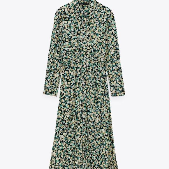 ✨HP✨ZARA PRINT DRESS✨  - Picture 2 of 4